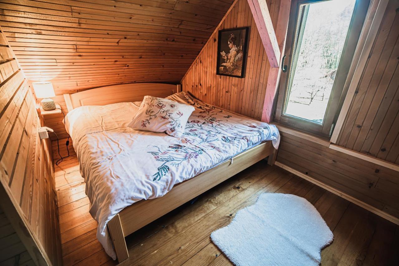 Wooden Cabin Zurej With Hot Tub Bukovje v Babni Gori Luaran gambar